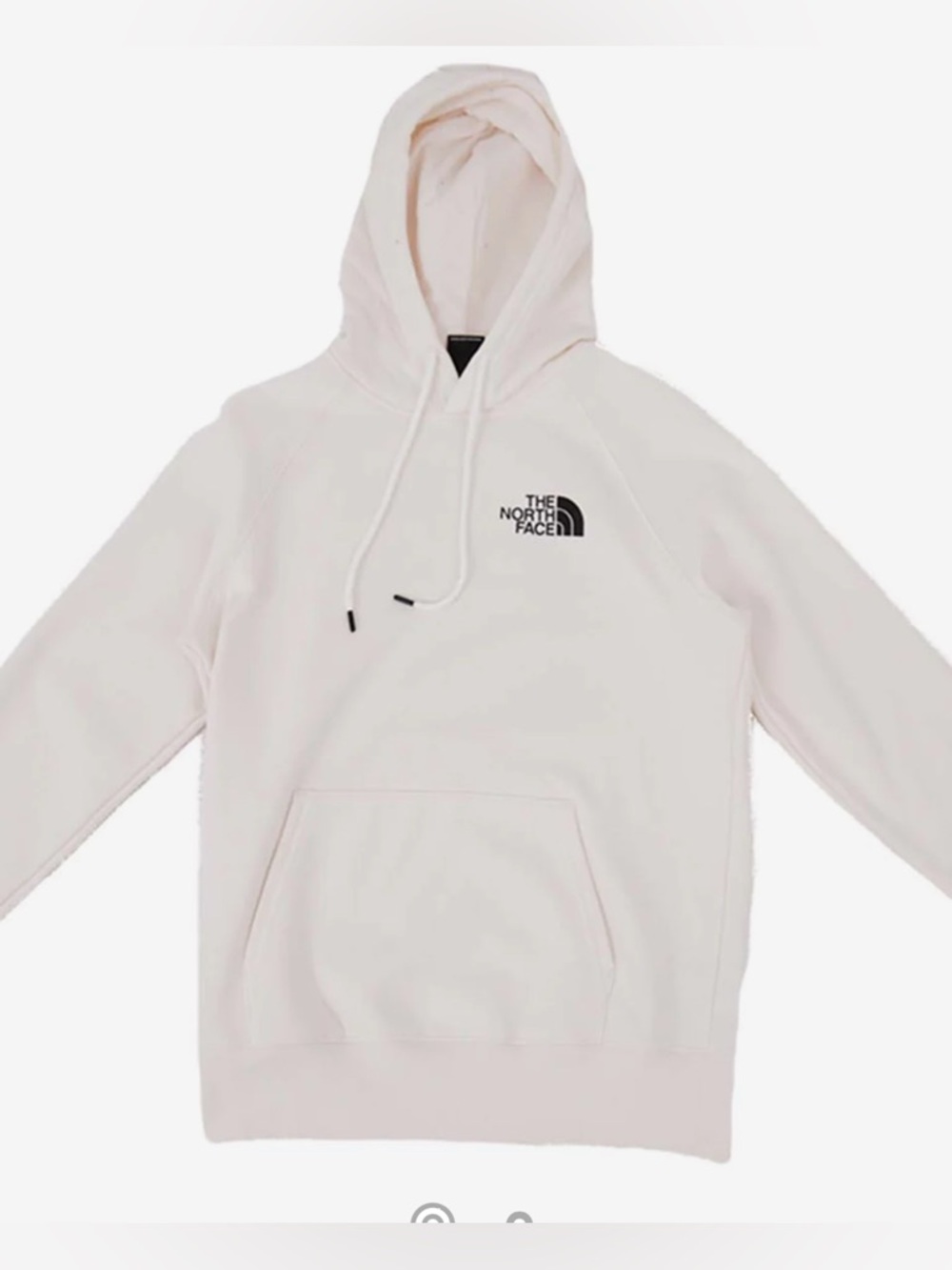 The North Face Hoodie Womens Small Jumbo Half Dome TNF Garden White Tonal